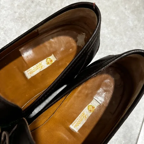 🎉HP🎉 60's 70's Vintage Gucci Loafers - Brown Size 43
