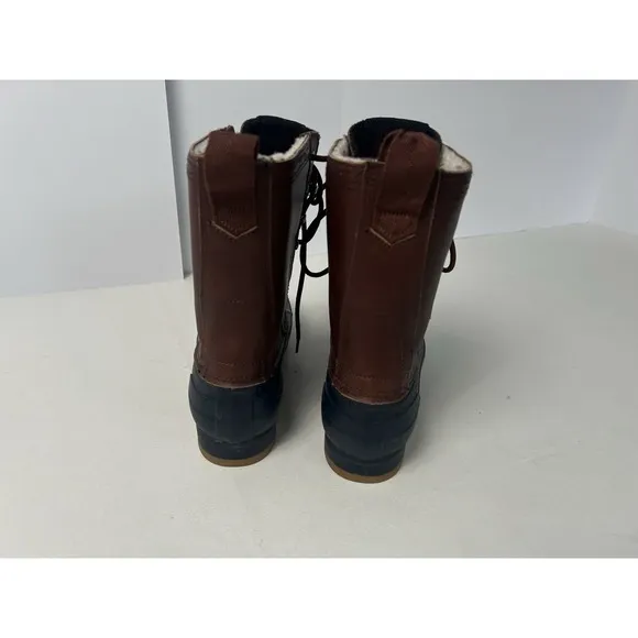 Hunter Brand Men's Size 8 Lace Up Duck Boots Waterproof Insulated