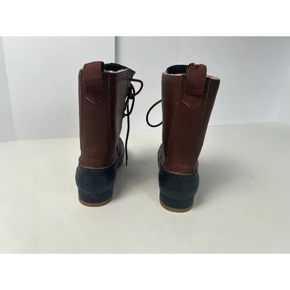 Hunter Brand Men's Size 8 Lace Up Duck Boots Waterproof Insulated