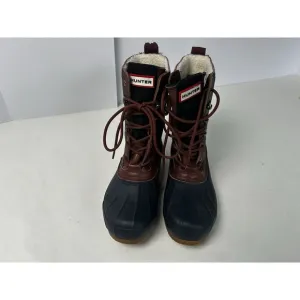 Hunter Brand Men's Size 8 Lace Up Duck Boots Waterproof Insulated