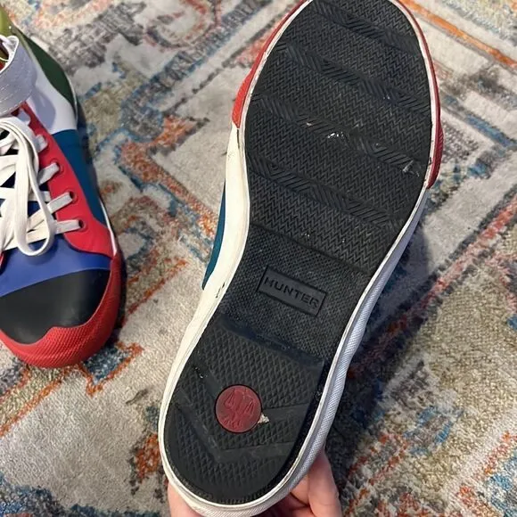 Hunter Multicolor High Top Waterproof Sneakers - 9