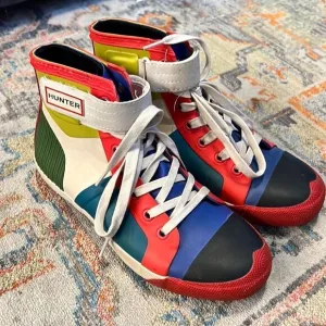 Hunter Multicolor High Top Waterproof Sneakers - 9
