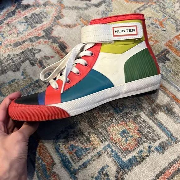 Hunter Multicolor High Top Waterproof Sneakers - 9