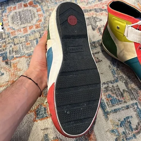 Hunter Multicolor High Top Waterproof Sneakers - 9