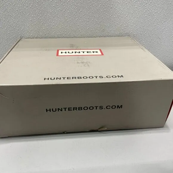 Hunter Women’s Play Short Rain Boots – Dark Red Size 8M – Waterproof, Insulated