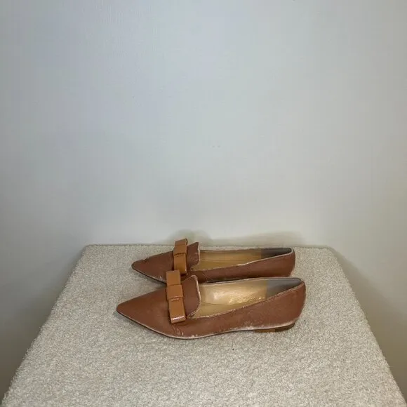 Ivanka Trump |  Elle Velvet Pointed Toe Flats
