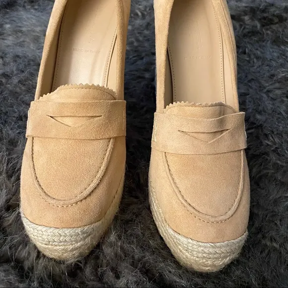 J CREW ALTUZZARRA | Wedge Espadrilles Tan Size 8 EUC $345! Don’t pass up