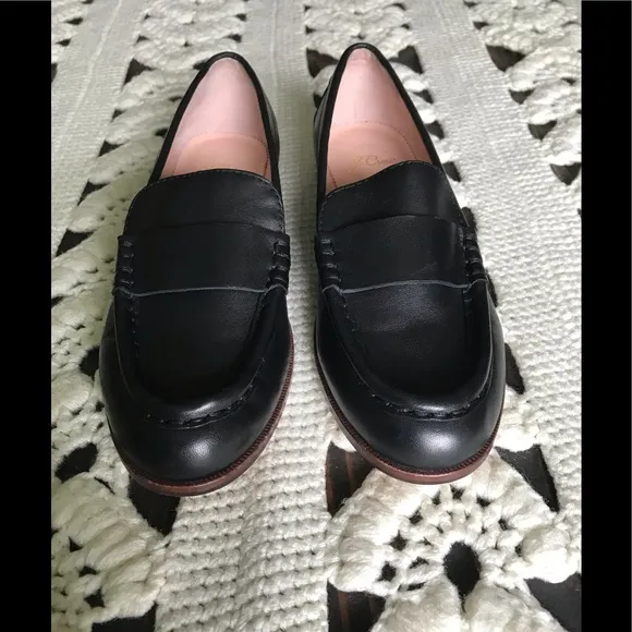 J. Crew Classic Tab Loafer Spazzolato Leather