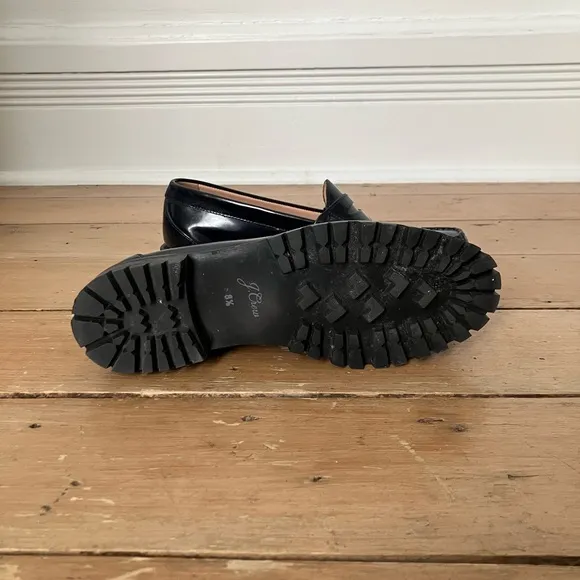 J CREW loafers - Sz 8.5 - Midnight Blue - EXCELLENT condition