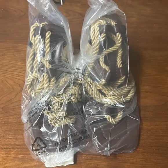 J Crew Made-in-Spain rope lace-up high-heel sandals in leather CA050