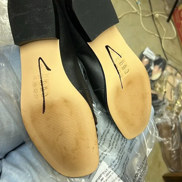 J Crew Maison ruched loafers in leather CC034