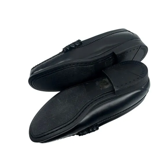 J. Crew Men's Camden Loafers in Smooth Leather Upper Black Size 8.5 NWOT