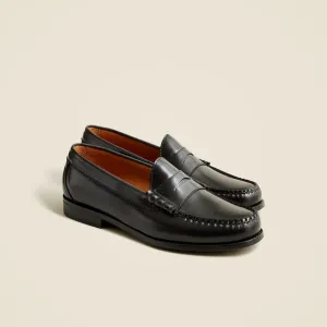 J. Crew Men's Camden Loafers in Smooth Leather Upper Black Size 8.5 NWOT
