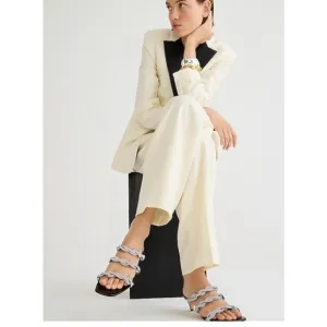 J. Crew Zadie strappy kitten heels with crystals sandals