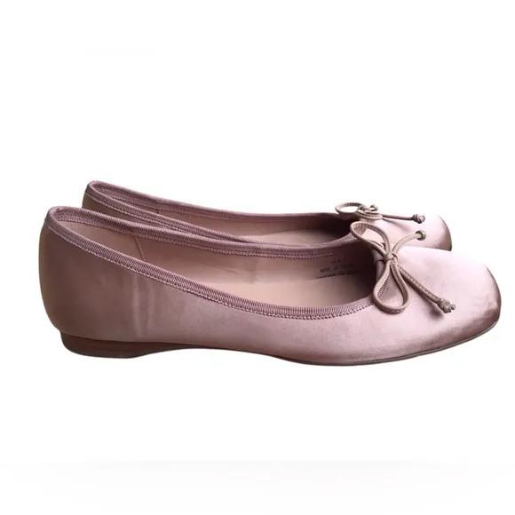 Jeffrey Campbell Blush Satin Ballet Flats Size 8.5M