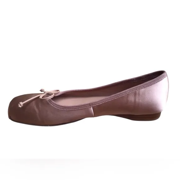 Jeffrey Campbell Blush Satin Ballet Flats Size 8.5M