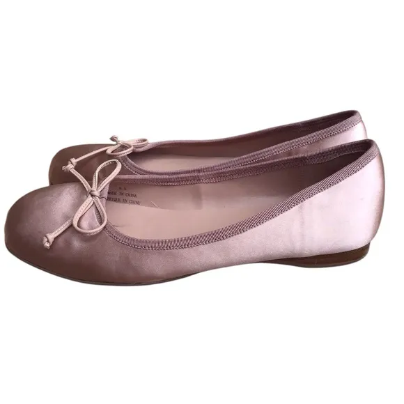 Jeffrey Campbell Blush Satin Ballet Flats Size 8.5M