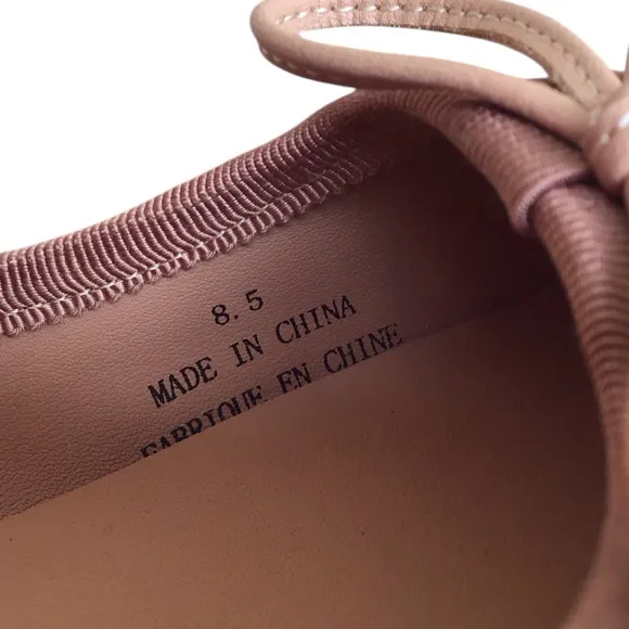 Jeffrey Campbell Blush Satin Ballet Flats Size 8.5M