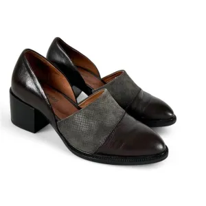 Jeffrey Campbell Chic Brown Loafers Chunky Block Heel ‘Shriver’ D’Orsay Style-8