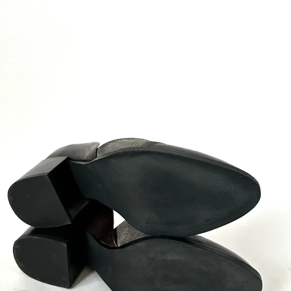 Jeffrey Campbell Chic Brown Loafers Chunky Block Heel ‘Shriver’ D’Orsay Style-8