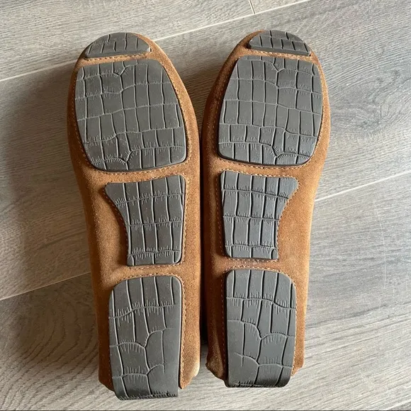 Jimmy Choo Eaton tan suede loafers (Sz 43.5)
