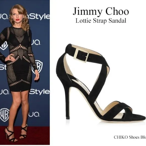 Jimmy Choo Red Patent Leather Sandals