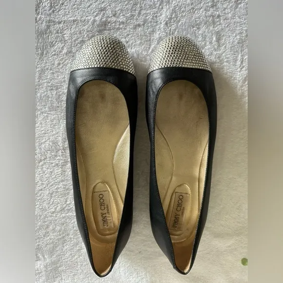 Jimmy Choo Size 8.5 Ballet Flats