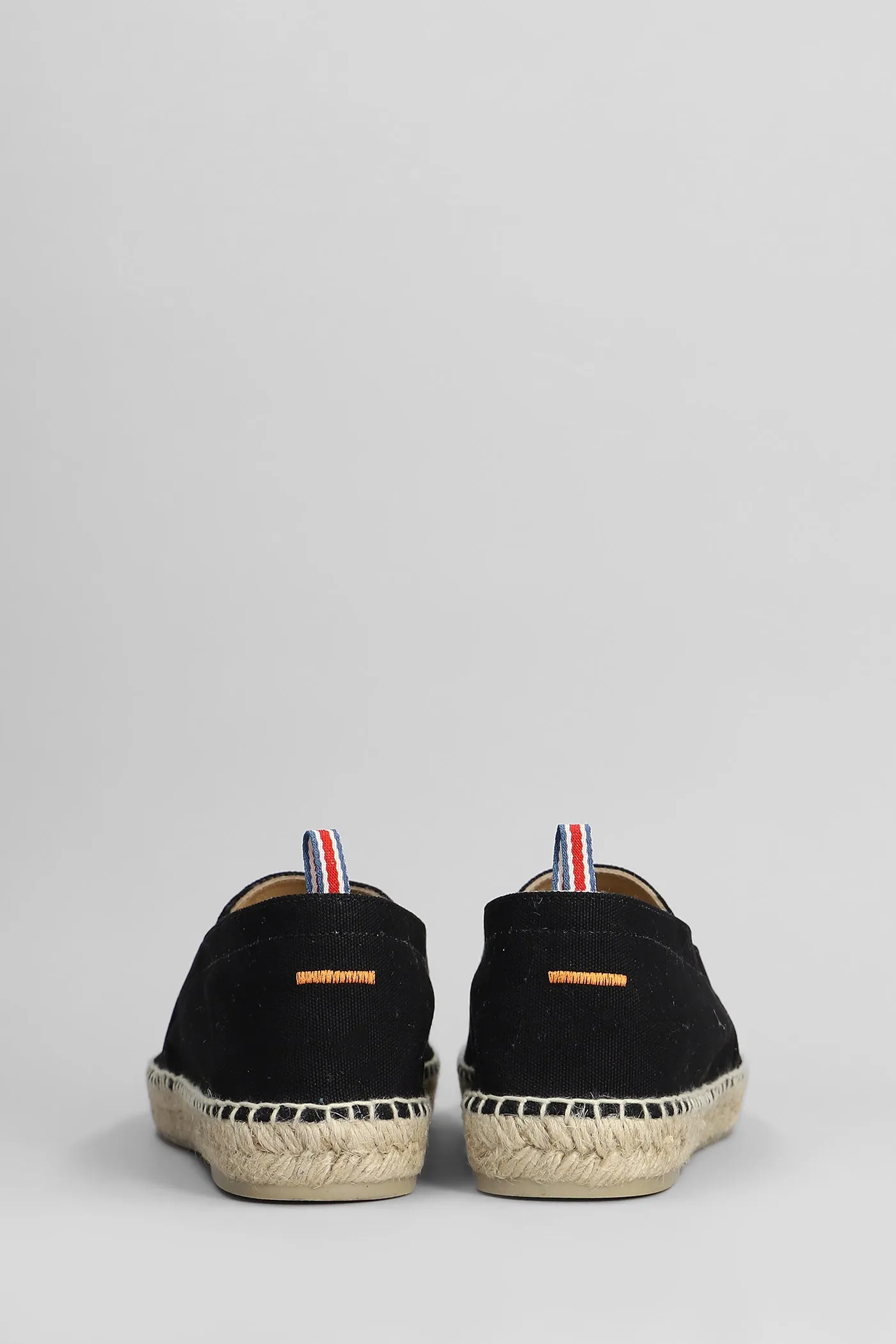 Joel-001 Espadrilles in black canvas