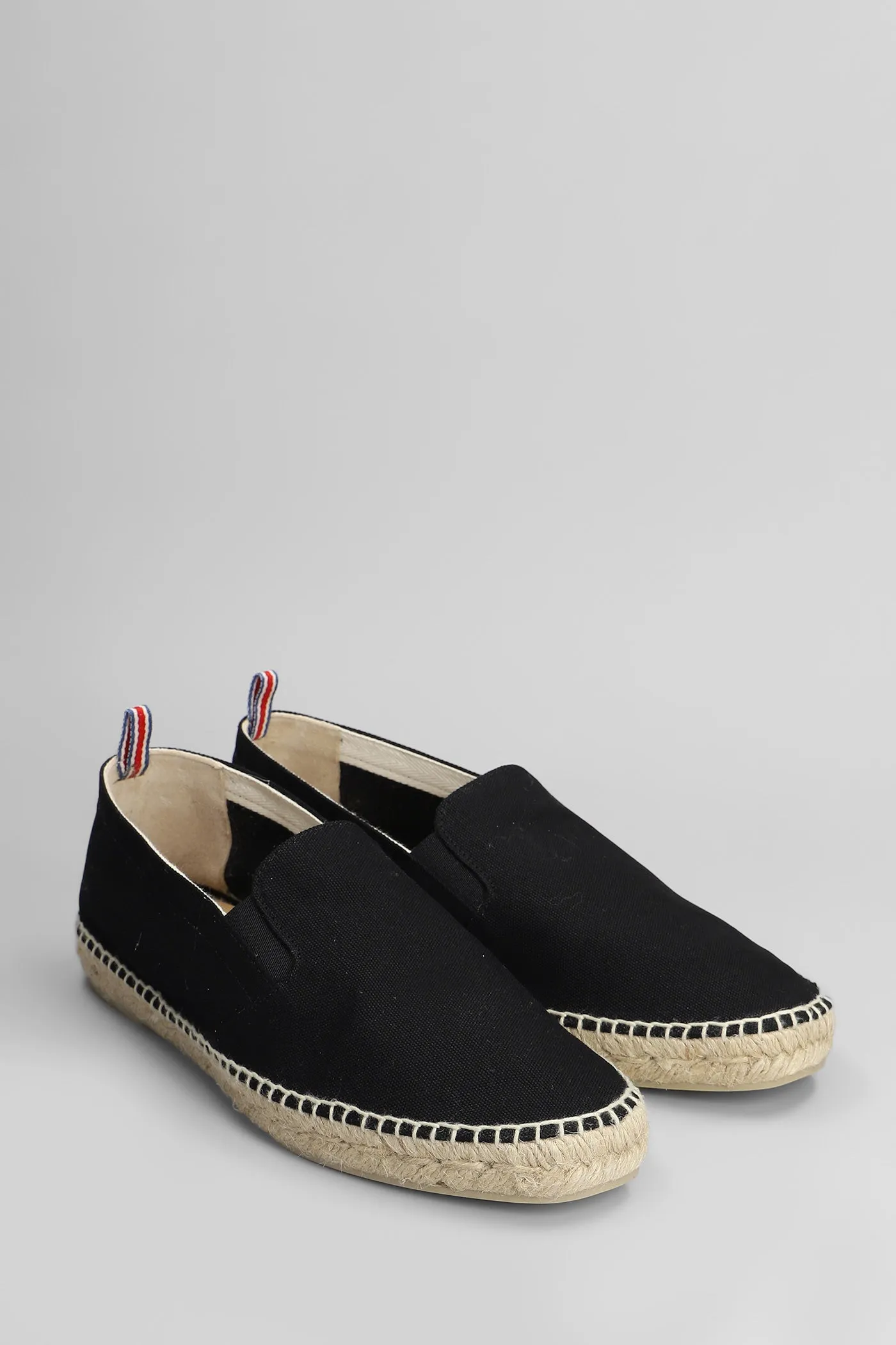 Joel-001 Espadrilles in black canvas