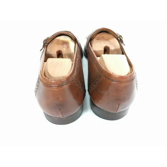 Johnston &amp; Murphy Men's Brown Leather Buckle 11