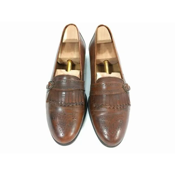 Johnston &amp; Murphy Men's Brown Leather Buckle 11