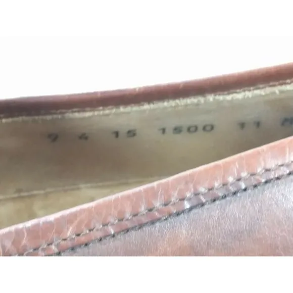 Johnston &amp; Murphy Men's Brown Leather Buckle 11