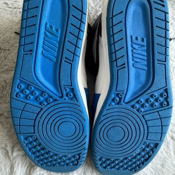 Jordan 1.5.    Nike Air Blue and White High-Top Sneakers