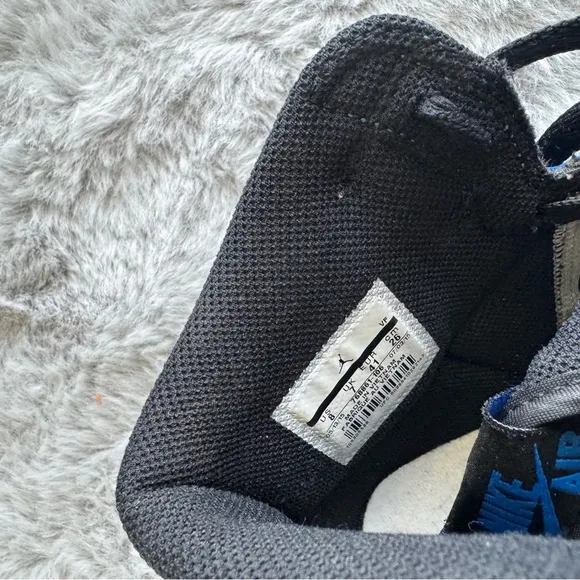Jordan 1.5.    Nike Air Blue and White High-Top Sneakers