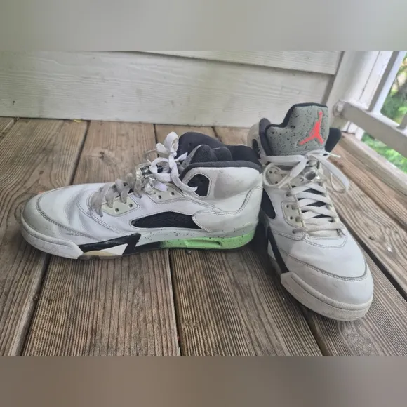 Jordan Craig White and Black Sneakers High-Top