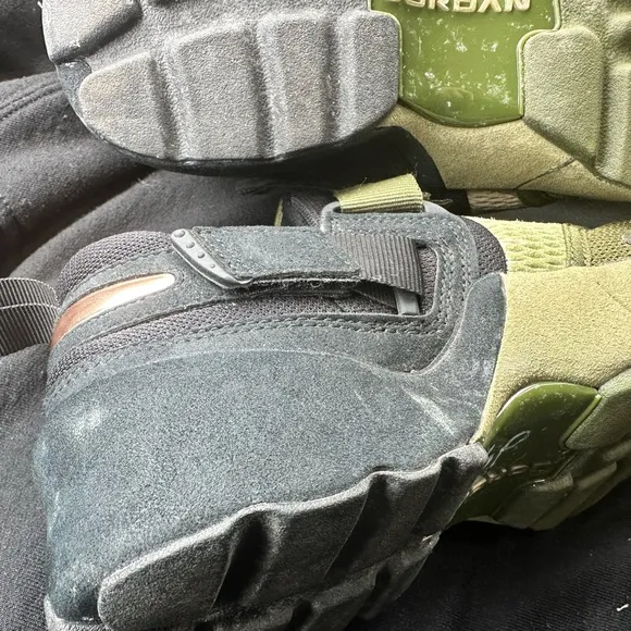 Jordan Green and Gray Slip-On Lifestyle Sneakers