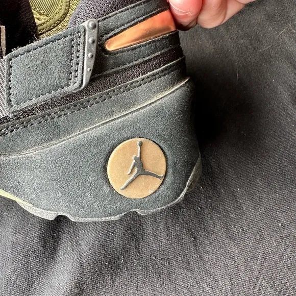 Jordan Green and Gray Slip-On Lifestyle Sneakers