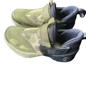 Jordan Green and Gray Slip-On Lifestyle Sneakers