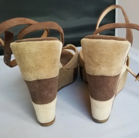 Joseph Azaguri wedge platform sandals