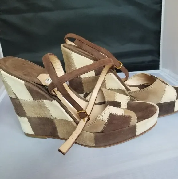 Joseph Azaguri wedge platform sandals