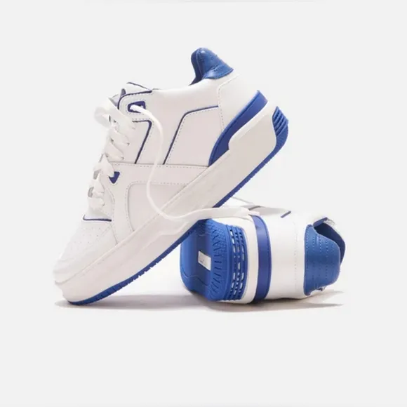 Just Don JD3 Luxury Courtside Low Mens Size 10 US White Blue LIMITED EDITION