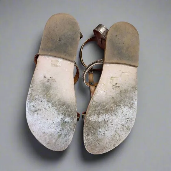 K. Jacques St. Tropez rose gold sandal, size 9