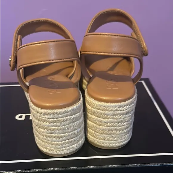 Karl Lagerfeld Paris Celeste Woven Platform Wedge