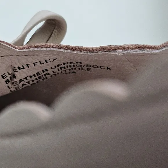 Kate Spade Elent Flex Leather Scalloped Pointed Bow Ballet Flats - Pale Pink