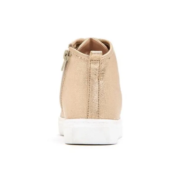Katy Perry’s Astrea metallic high top sneakers