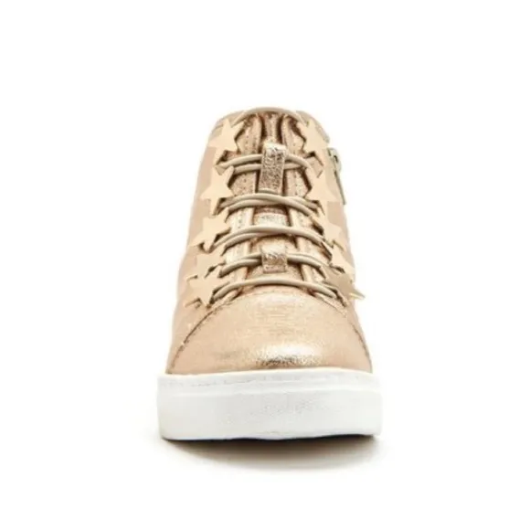 Katy Perry’s Astrea metallic high top sneakers