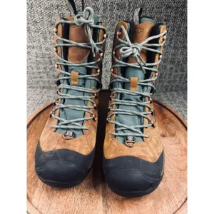 Keen Revel 4  Waterproof Lace Up Snow Boots Brown /Green Women's Size 10