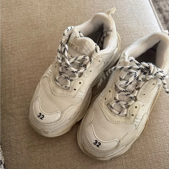 Kids Balenciaga White  Sneakers