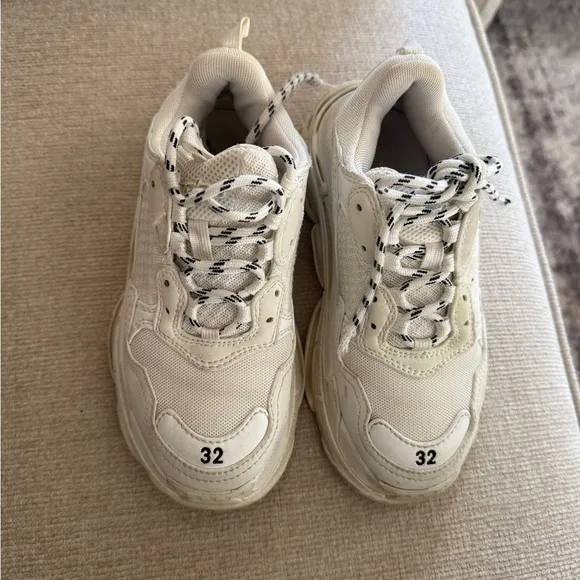 Kids Balenciaga White  Sneakers
