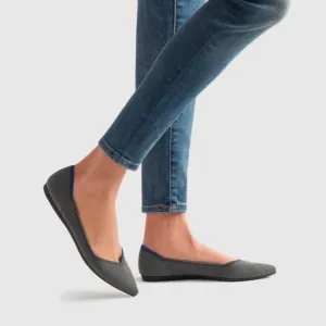 Last Drop ROTHY’S The Cloud Pointed Flats Gray Size 7